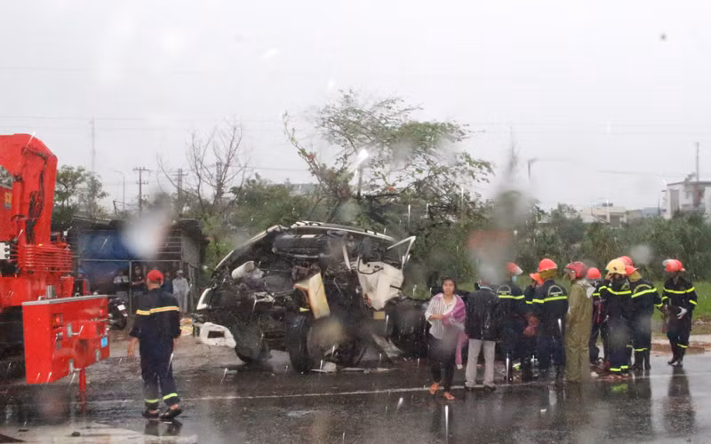 Hiện trường vụ tai nạn 