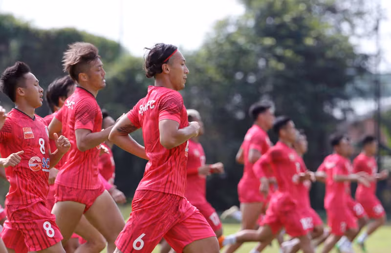 CLB Sài Gòn tích cực tập luyện chuẩn bị trở lại cuộc đua V-League 2021, hướng tới AFC Cup 2021. (Ảnh: Sài Gòn FC)