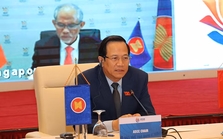 Hội nghị Hội đồng Cộng đồng Văn hóa - Xã hội ASEAN lần thứ 24 tổ chức trực tuyến -0