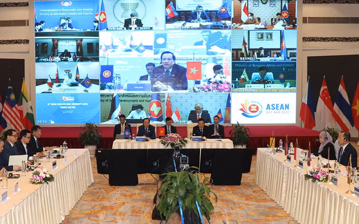 Hội nghị Hội đồng Cộng đồng Văn hóa - Xã hội ASEAN lần thứ 24 tổ chức trực tuyến -0