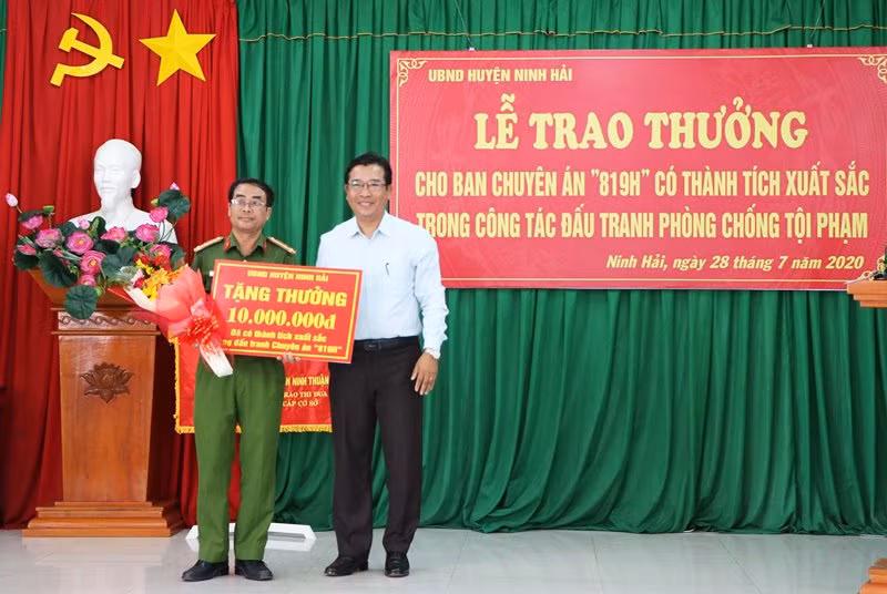 Thưởng nóng Ban chuyên án 819H -0
