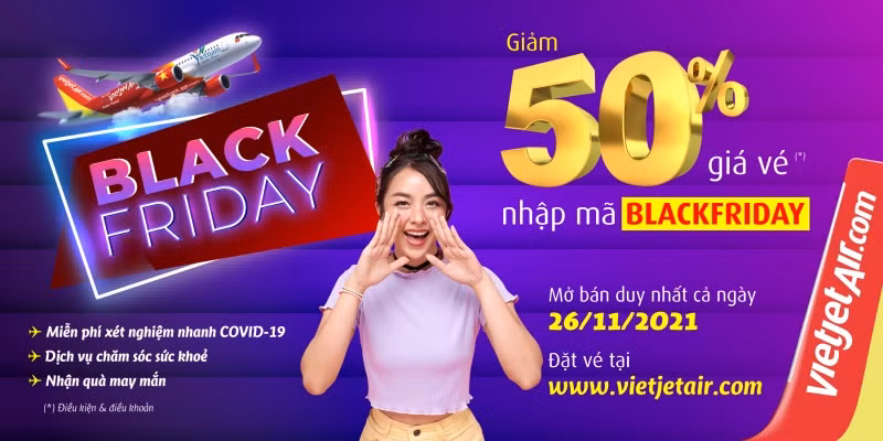 Bùng nổ ngày hội mua sắm cuối năm với “cơn mưa” vé 0 đồng từ Vietjet