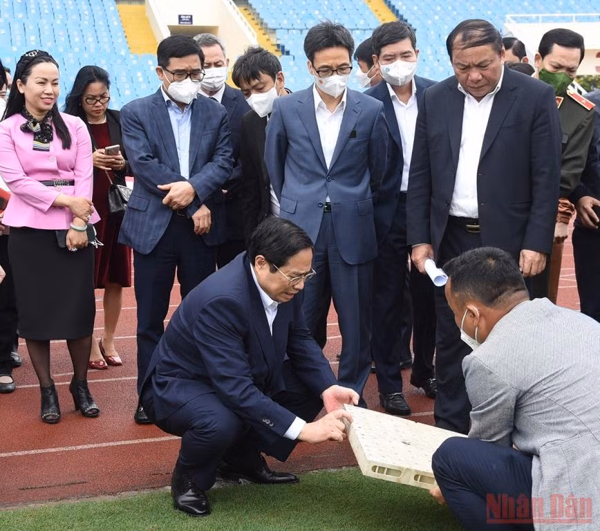Hình ảnh: Thủ tướng động viên đoàn thể thao Việt Nam, kiểm tra công tác chuẩn bị SEA Games 31 -0