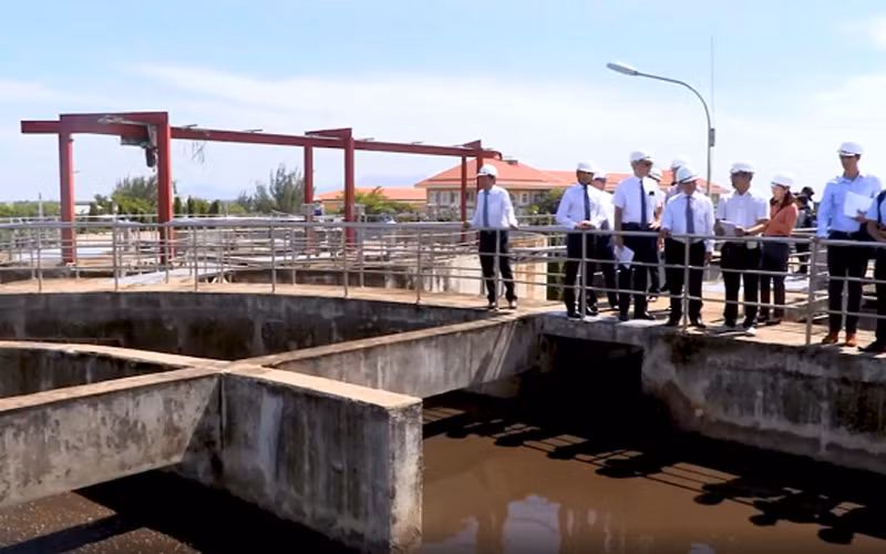 Nhà máy xử lý nước thải Rạch Bà.