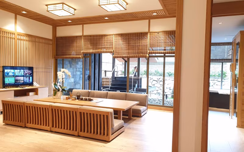 Phòng washitsu tại Yoko Onsen Quang Hanh 