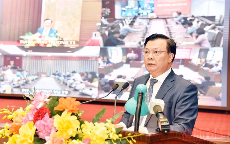 Đồng chí Đinh Tiến Dũng làm Trưởng Ban Chỉ đạo phòng, chống tham nhũng, tiêu cực của Thành ủy Hà Nội.