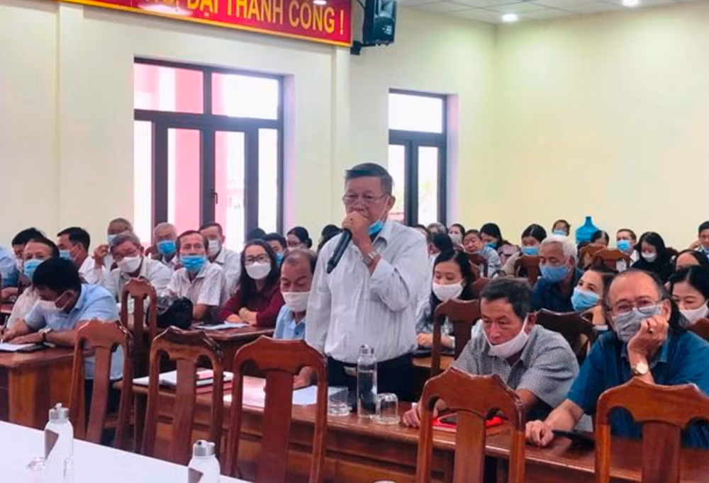Thành phố Tam Kỳ, Quảng Ngãi tổ chức diễn đàn “Nhân dân góp ý xây dựng đội ngũ cán bộ công chức thành phố 2021”. Ảnh: Trung tâm Văn hóa-Thể thao-Truyền thông TP Tam Kỳ.