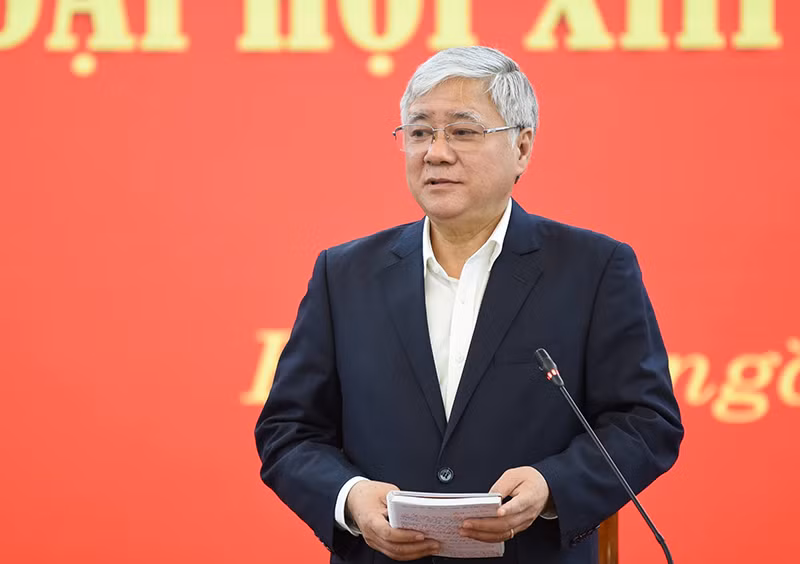 Đoàn kiểm tra của Bộ Chính trị làm việc với Đảng đoàn Mặt trận Tổ quốc Việt Nam -0
