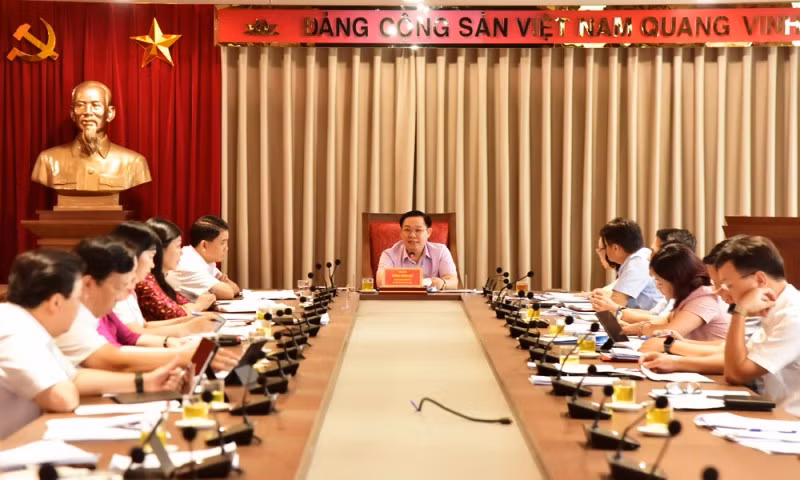 Toàn cảnh hội nghị ngày 14-7.