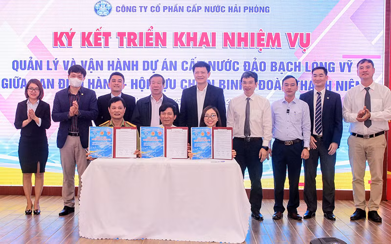 Khởi động dự án 11 tỷ đồng cấp nước sạch cho huyện đảo Bạch Long Vĩ -0