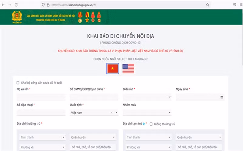 Công dân cần khai báo y tế trực tuyến trước khi đi qua các chốt kiểm dịch ra vào Hà Nội.