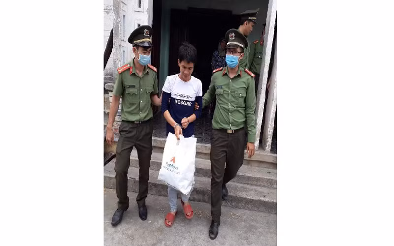 Đối tượng Ngô Công Trứ bị bắt tạm giam về tội “Hoạt động nhằm lật đổ chính quyền nhân dân”. (Ảnh do Công an Phú Yên cung cấp)