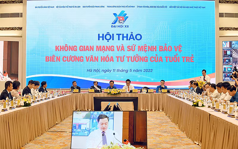 Tuổi trẻ tham gia bảo vệ nền tảng văn hóa trên không gian mạng -0