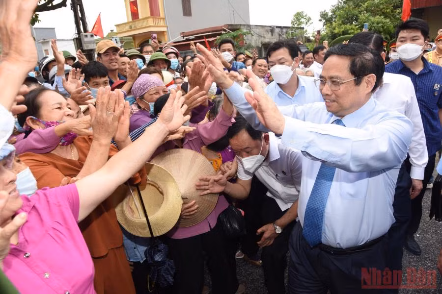 Thủ tướng Phạm Minh Chính thăm và làm việc tại Thái Bình -0