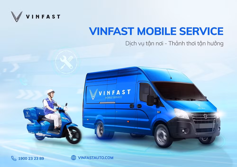 Vinfast triển khai dịch vụ sửa chữa lưu động xe điện tại Việt Nam -0
