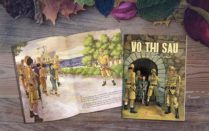 Sách tranh "Võ Thị Sáu".