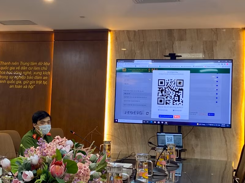 Cục Cảnh sát quản lý hành chính về trật tự xã hội (Bộ Công an) hướng dẫn thao tác kê khai trên hệ thống. 