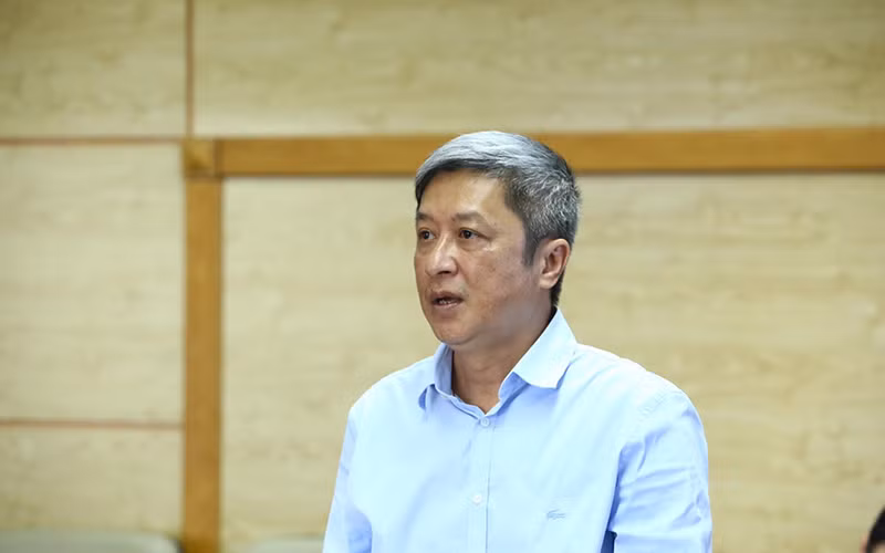Thứ trưởng Y tế Nguyễn Trường Sơn. (Ảnh: MOH)