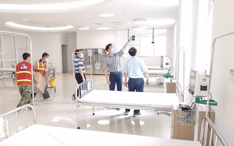 Hà Nam thiết lập bệnh viện dã chiến trong 24 giờ
