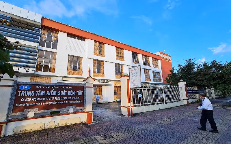 CDC Cà Mau, một trong 2 đơn vị có liên quan đến mua kit xét nghiệm của Việt Á phục vụ phòng, chống dịch Covid-19.