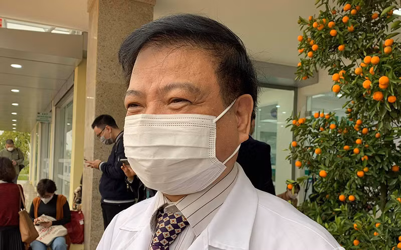 GS, TS Nguyễn Văn Kính, Chủ tịch Hội truyền nhiễm Việt Nam.