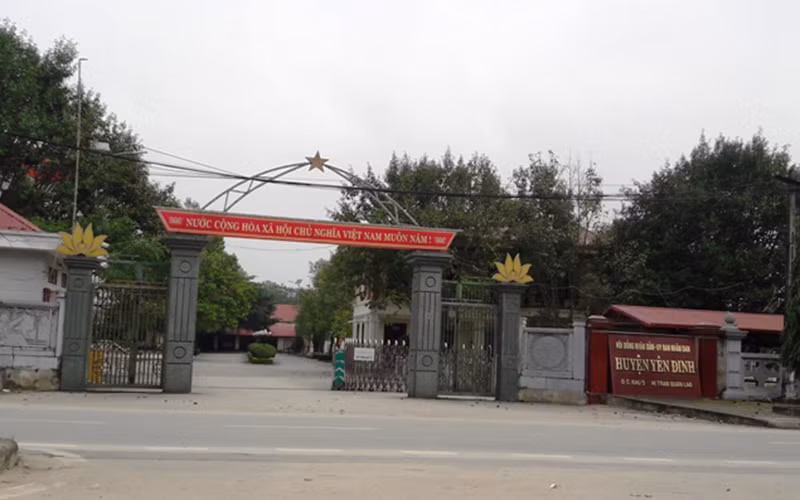 Trụ sở cơ quan HĐND-UBND huyện Yên Định, tỉnh Thanh Hóa.