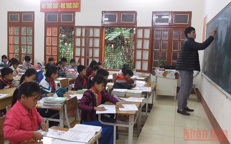 Tỷ lệ học sinh học lực yếu, kém bậc THCS của Sơn La đã giảm 4,4 %.