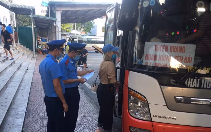 Cơ quan chức năng Lai Châu kiểm soát chặt hoạt động vận chuyển hành khách liên tỉnh của các doanh nghiệp.