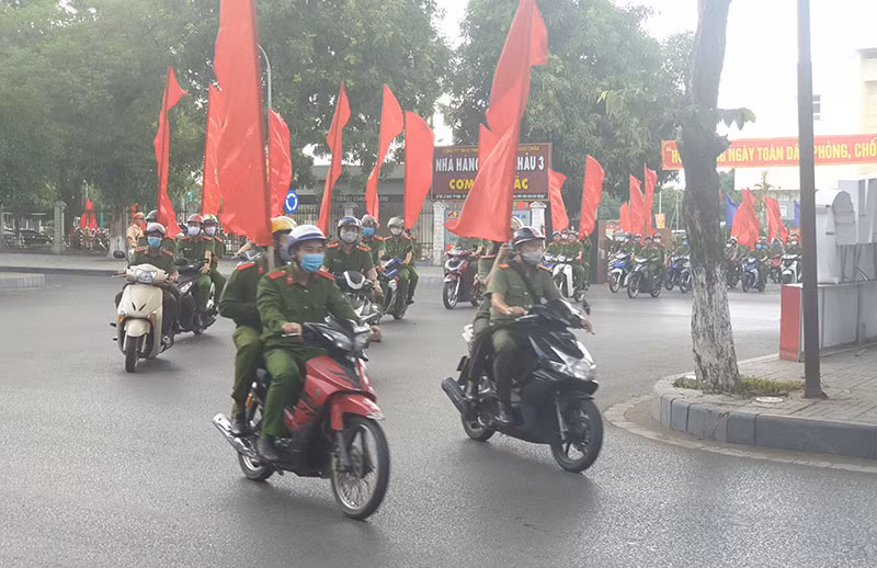 Mít-tinh “Ngày toàn dân phòng, chống mua bán người - 30-7” -0