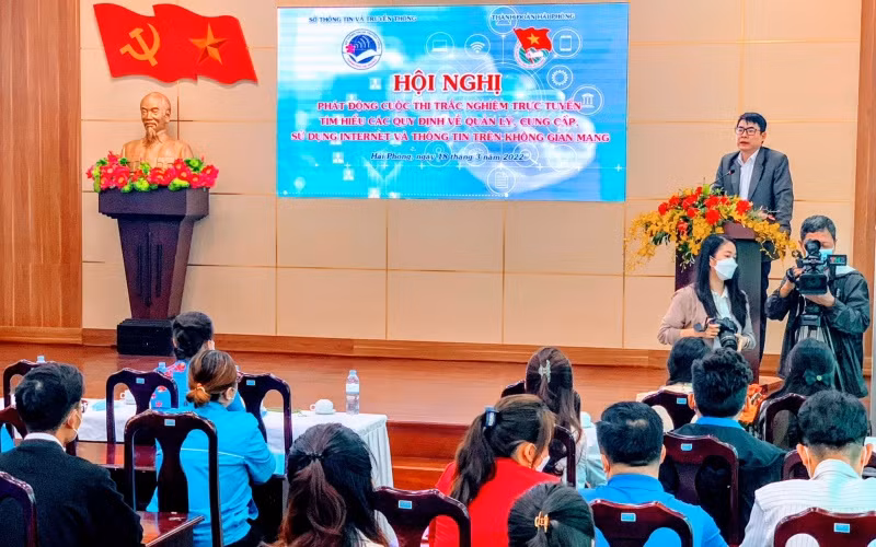 Quang cảnh buổi phát động cuộc thi.