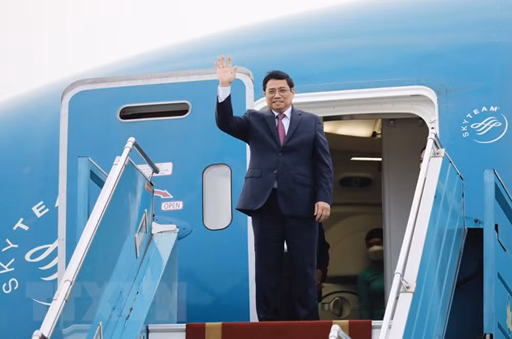 Thủ tướng lên đường dự Hội nghị Cấp cao đặc biệt ASEAN-Hoa Kỳ -0