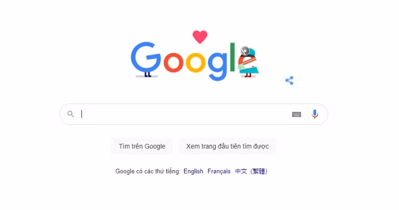 Google Doodle tri ân những anh hùng tuyến đầu chống dịch Covid-19 sáng 9/9. (Ảnh chụp màn hình)