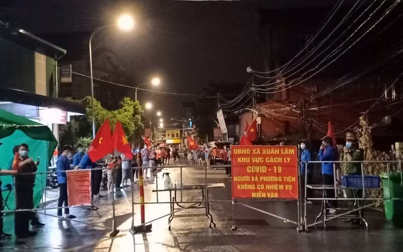 Kết thúc thời gian cách ly y tế ba thôn đầu tiên tại xã Xuân Lâm.