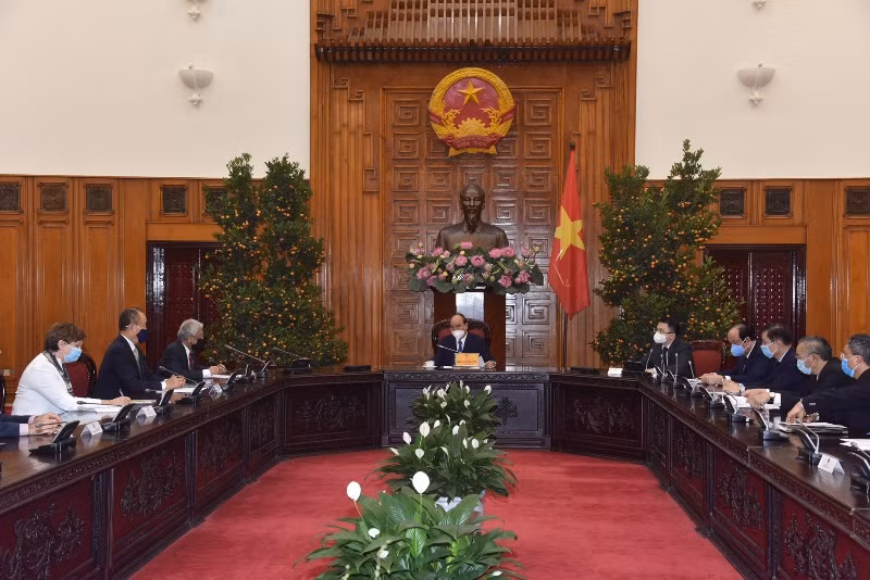 Thủ tướng Nguyễn Xuân Phúc tiếp một số Đại sứ, Trưởng đại diện các tổ chức của LHQ tại Việt Nam -0