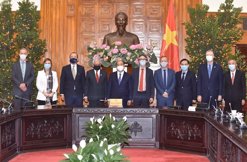Thủ tướng tiếp Đại sứ, Trưởng đại diện các tổ chức LHQ tại Việt Nam