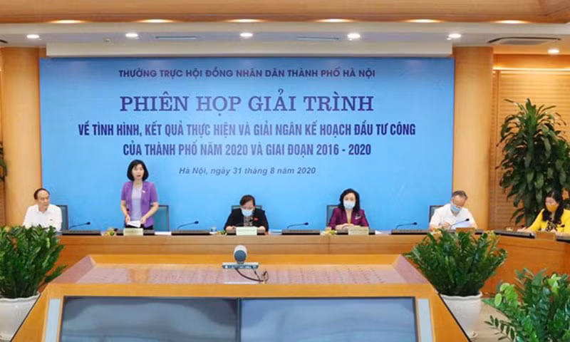 Phiên giải trình của HĐND TP Hà Nội sáng 31-8.