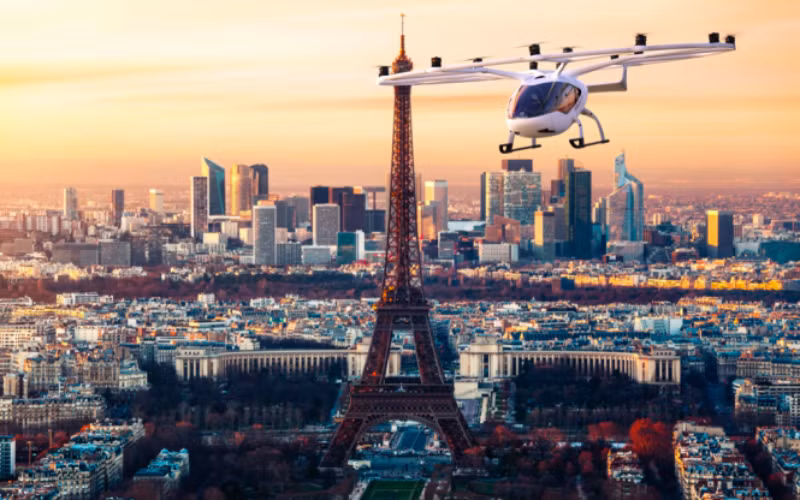 VoloCity được kỳ vọng là phương tiện mới phục vụ Olympic Games 2024. (Ảnh: connexionfrance)