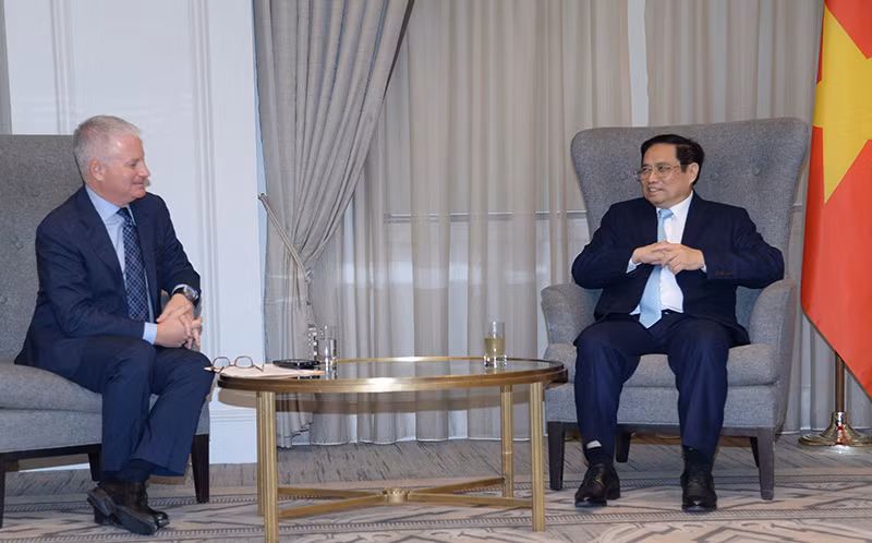Thủ tướng Phạm Minh Chính tiếp một số tổ chức, doanh nghiệp Hoa Kỳ -0