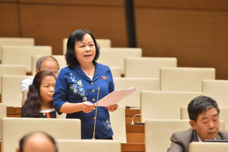 Đại biểu Quốc hội thảo luận trực tuyến về một số nội dung còn ý kiến khác nhau của Dự thảo Luật Bảo vệ môi trường sửa đổi, sáng 24-10