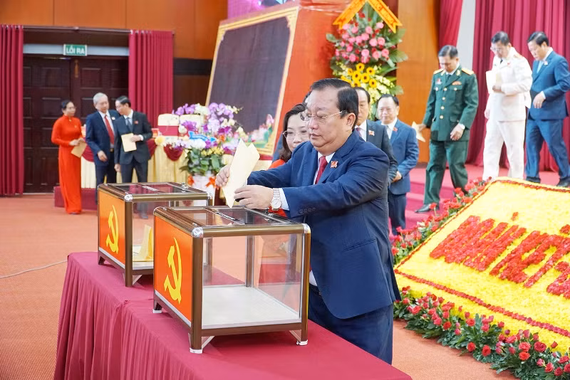 Đại hội bầu Ban Chấp hành Đảng bộ tỉnh Sóc Trăng khóa 14 (2020 - 2025).
