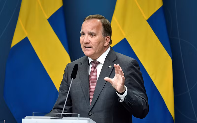 Ông Stefan Lofven. Ảnh: Reuters