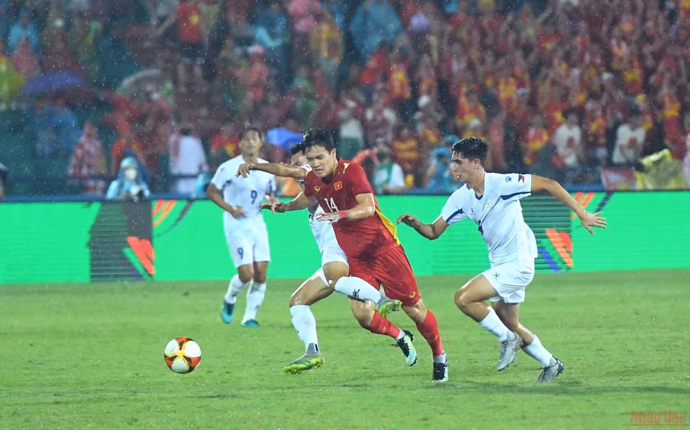 Những pha bóng đáng chú ý trong trận U23 Việt Nam - U23 Philippines -0