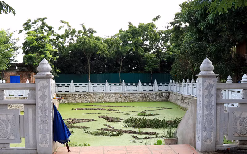 Hiện trường vụ đuối nước khiến hai cháu nhỏ tử vong.