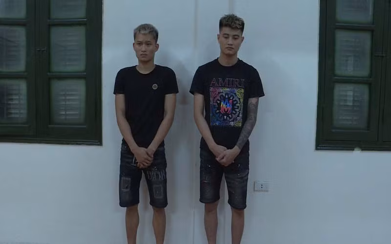  Hai đối tượng bị bắt giữ.