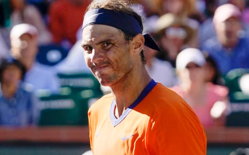 Nadal bại trận ở chung kết Indian Wells Masters. (Nguồn: AP)