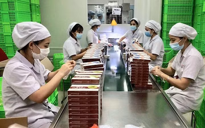 Sản xuất ở Công ty cổ phần công nghệ cao Thái Minh tại Cụm công nghiệp Thạch Thất - Quốc Oai.
