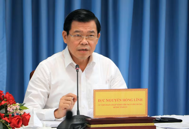 Đồng chí Nguyễn Hồng Lĩnh, Ủy viên Trung ương Đảng, Bí thư Tỉnh ủy, Trưởng Ban Chỉ đạo phòng, chống dịch Covid-19 tỉnh Đồng Nai.
