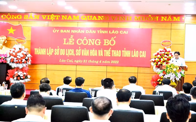 Công bố thành lập Sở Du lịch Lào Cai.