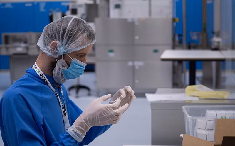 Một cơ sở nghiên cứu vaccine ở Nga. Ảnh: THANH THỂ.