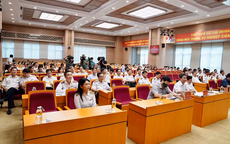 Kiểm toán Nhà nước họp báo công bố công khai các báo cáo kết quả kiểm toán. (Ảnh: NGỌC THẮNG)
